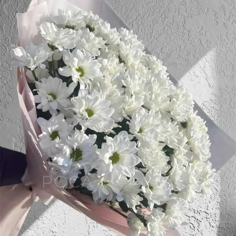 Букет из кустовой хризантемы &laquo;Пышное облако&raquo;