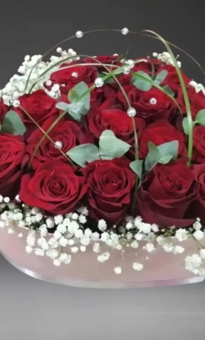 Цветочная композиция с розой